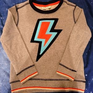 Lighting Bolt Boys Sweater (Size 6/7)
